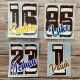 2 Pieces Personalized Football Number Decal * Vinyl Football Sticker