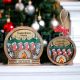 Fireplace Family Signage and Ornament / Christmas Family Ornament