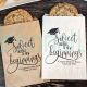 10 Personalized Graduation Party Cookie Bags Popcorn Bags for Graduation