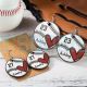 Personalized Baseball Earrings Baseball Number Dangle Earrings