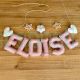 Personalised name garland Baby room decoration banner Baby Shower Gift