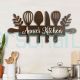 Personalised Family Kitchen Sign, Christmas Wall Decor