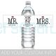 Personalized Wedding Bottle Labels MR. & MRS. Bottle Lables