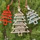 Wood Family Ornaments Personalized Xmas Tree Ornaments