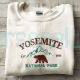 Yosemite National Park Embroidered Crewneck Hoodie